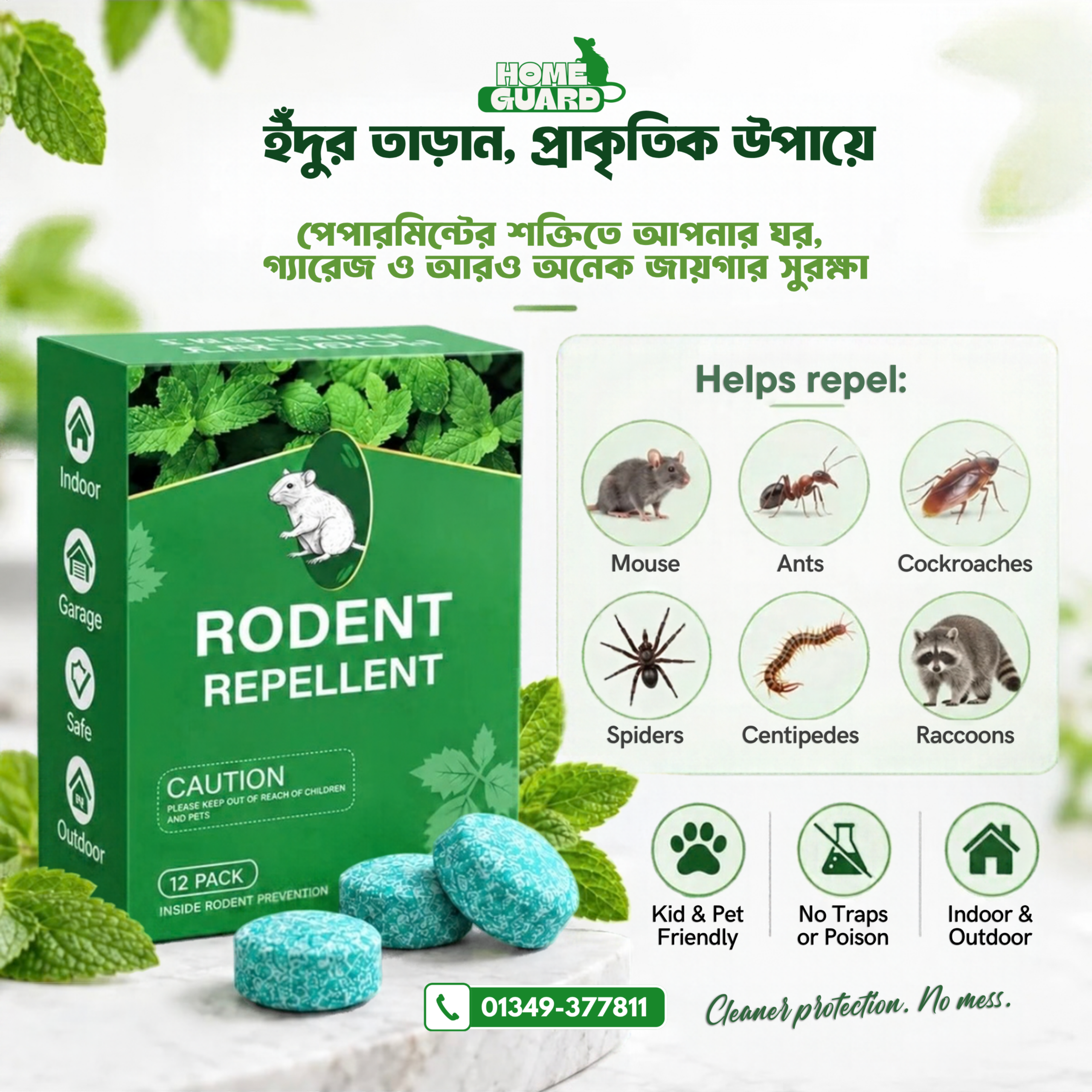 Rodent Repellent Pack